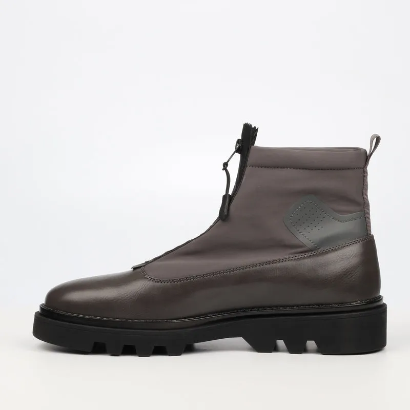 Mazerata Grey Mens Zip up Latest Fashion Boots