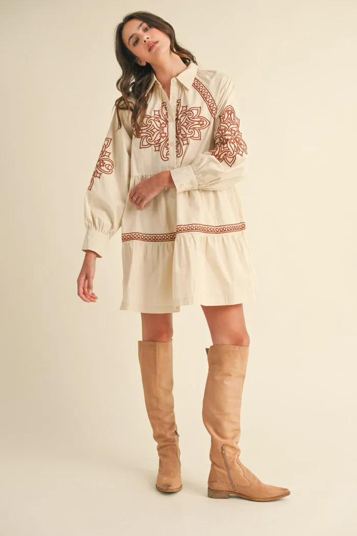 MESA EMBROIDERED DRESS