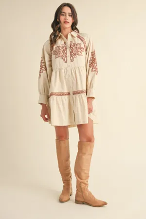 MESA EMBROIDERED DRESS