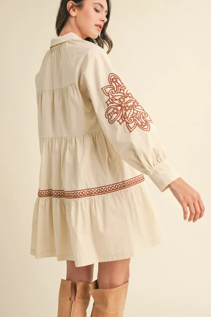 MESA EMBROIDERED DRESS
