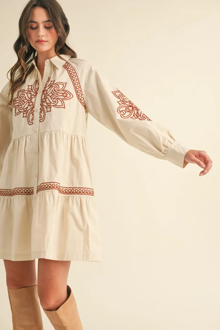 MESA EMBROIDERED DRESS