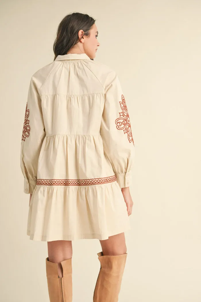 MESA EMBROIDERED DRESS