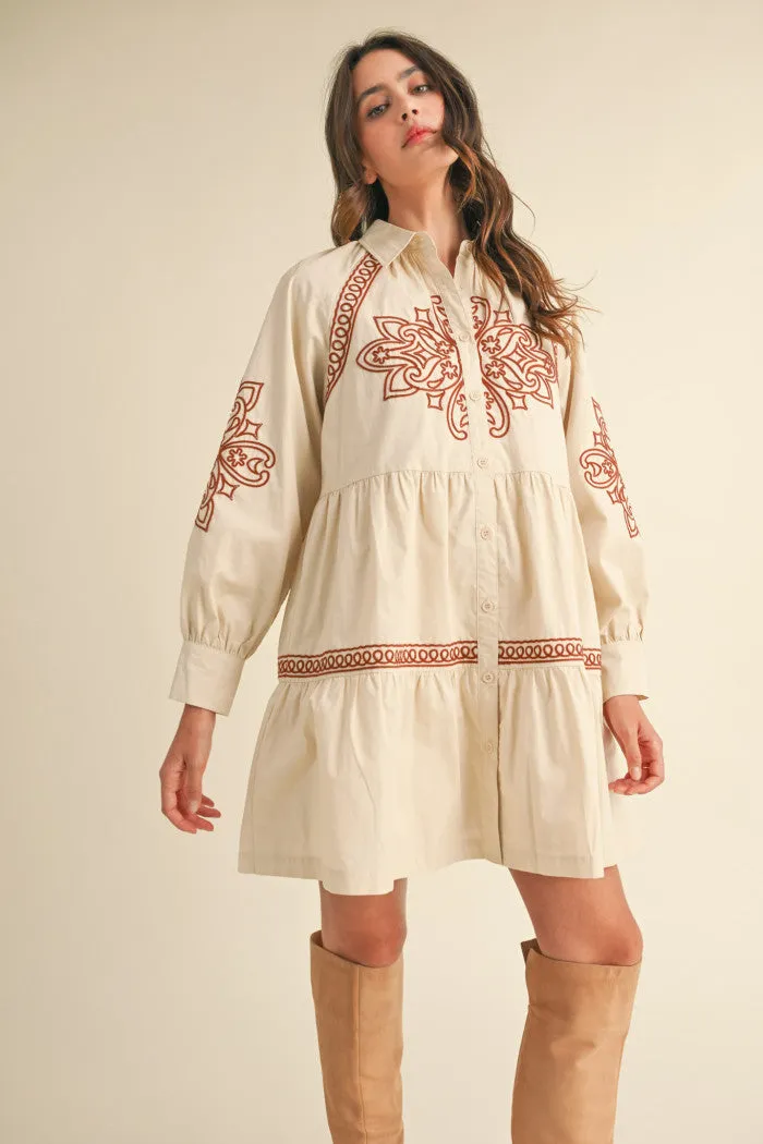 MESA EMBROIDERED DRESS
