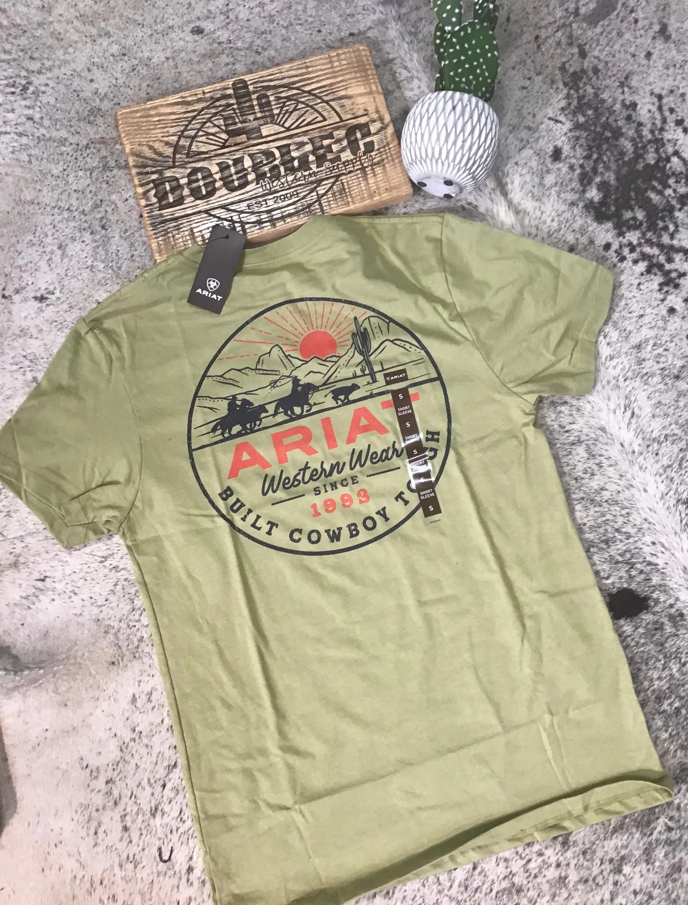 MNS Ariat Full Circle T-Shirt TENT GREEN