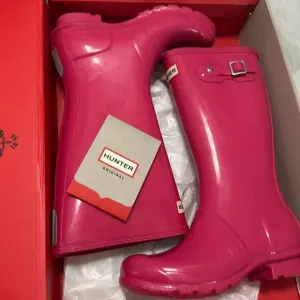 NEW HUNTER ORIGINAL KIDS GLOSS BOOTS