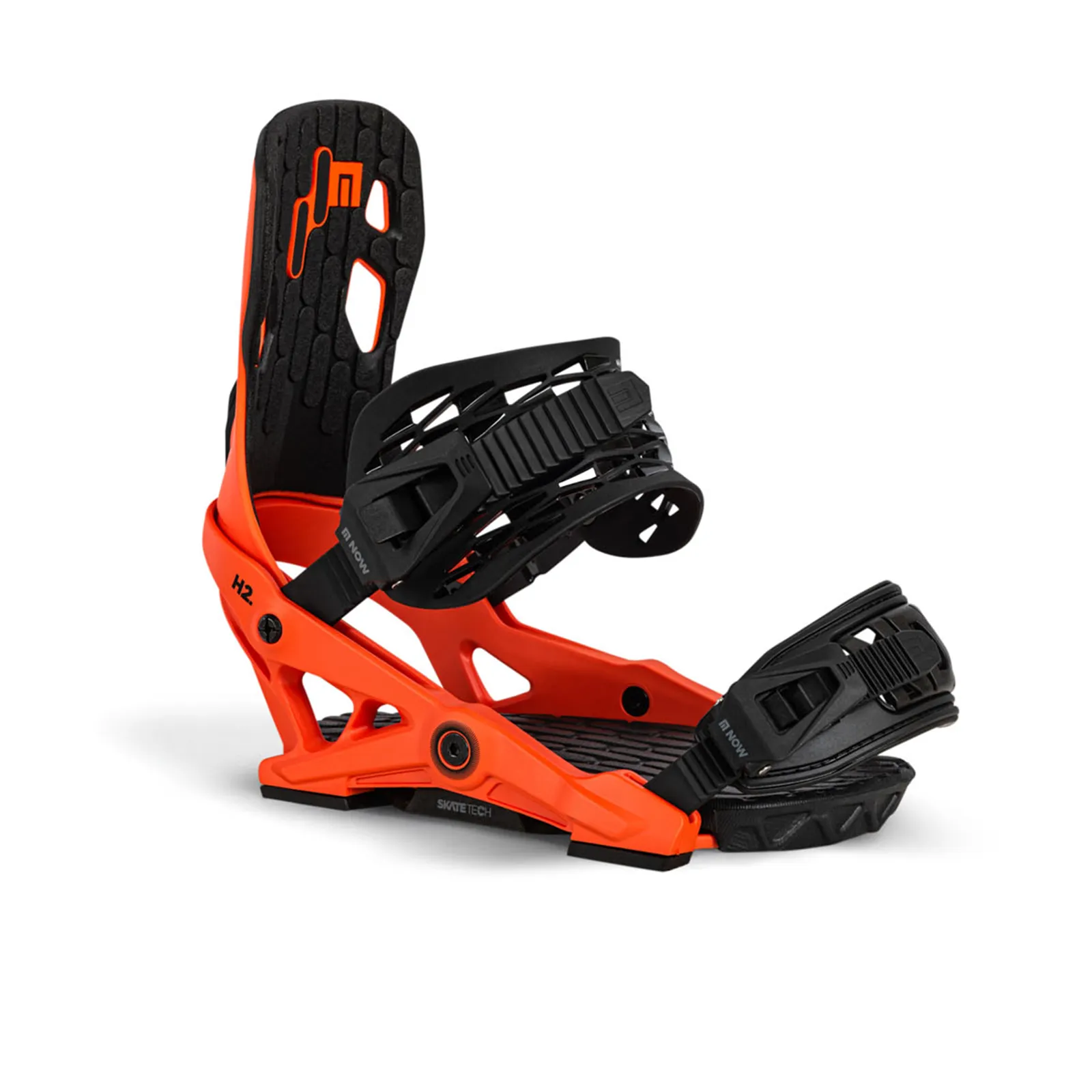Now Pilot Mens Snowboard Bindings Orange