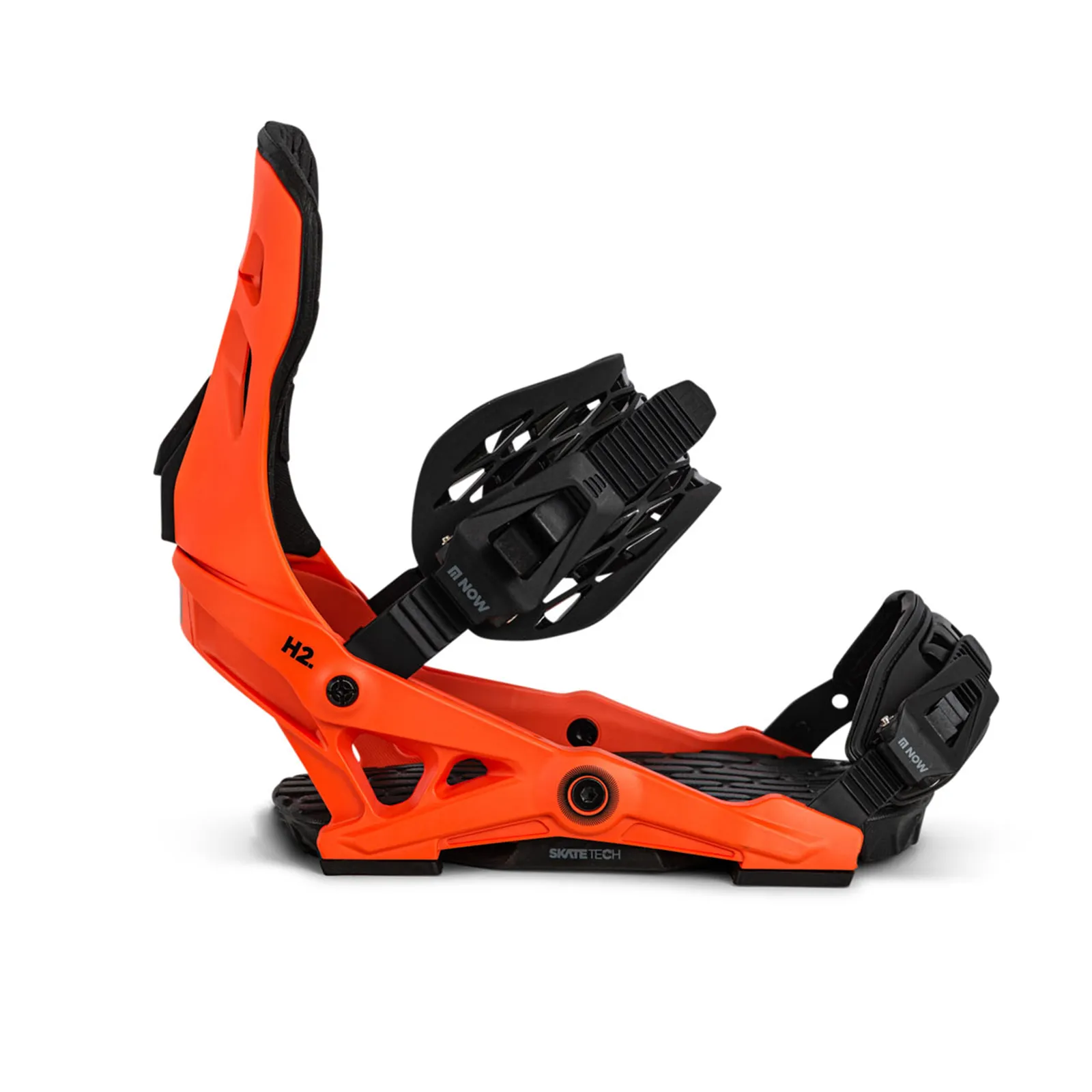 Now Pilot Mens Snowboard Bindings Orange