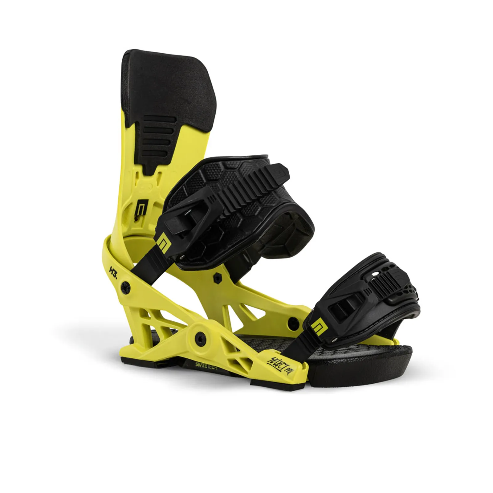 Now Select Pro Mens Snowboard Bindings Safety Yellow