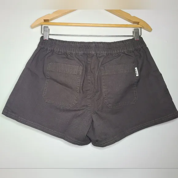 NWOT Pact Chocolate Brown Organic Cotton Twill Shorts