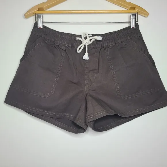NWOT Pact Chocolate Brown Organic Cotton Twill Shorts