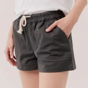 NWOT Pact Chocolate Brown Organic Cotton Twill Shorts