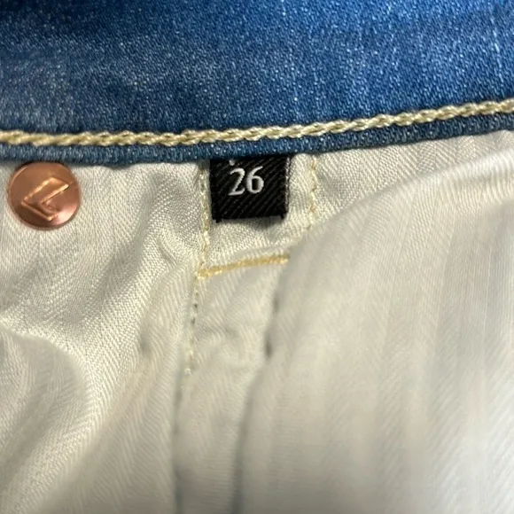 NWT 7 For All Mankind Cut Off Denim Jean Shorts‎ 26