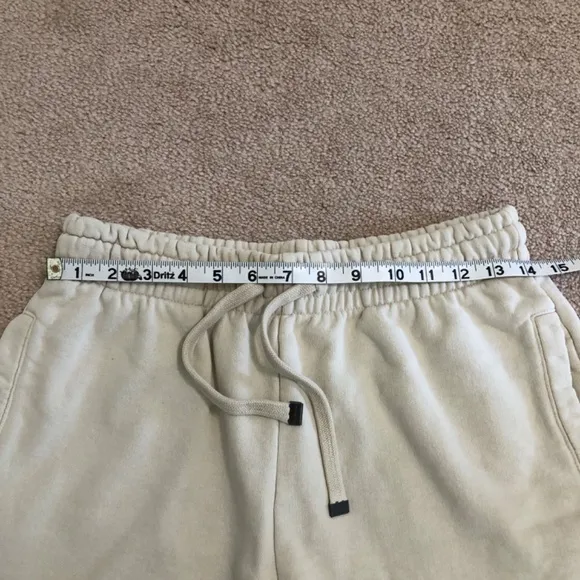 NWT Talentless Womens Heavyweight Classic Sweat Shorts in Bone Size S Lounge
