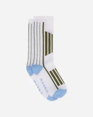 Organic Cotton Sporty Sock - Egret