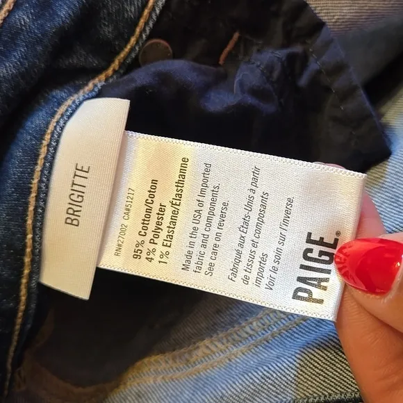 PAIGE Women's Brigitte Mid-Rise Slim Boyfriend Staight Leg Jeans In Roam