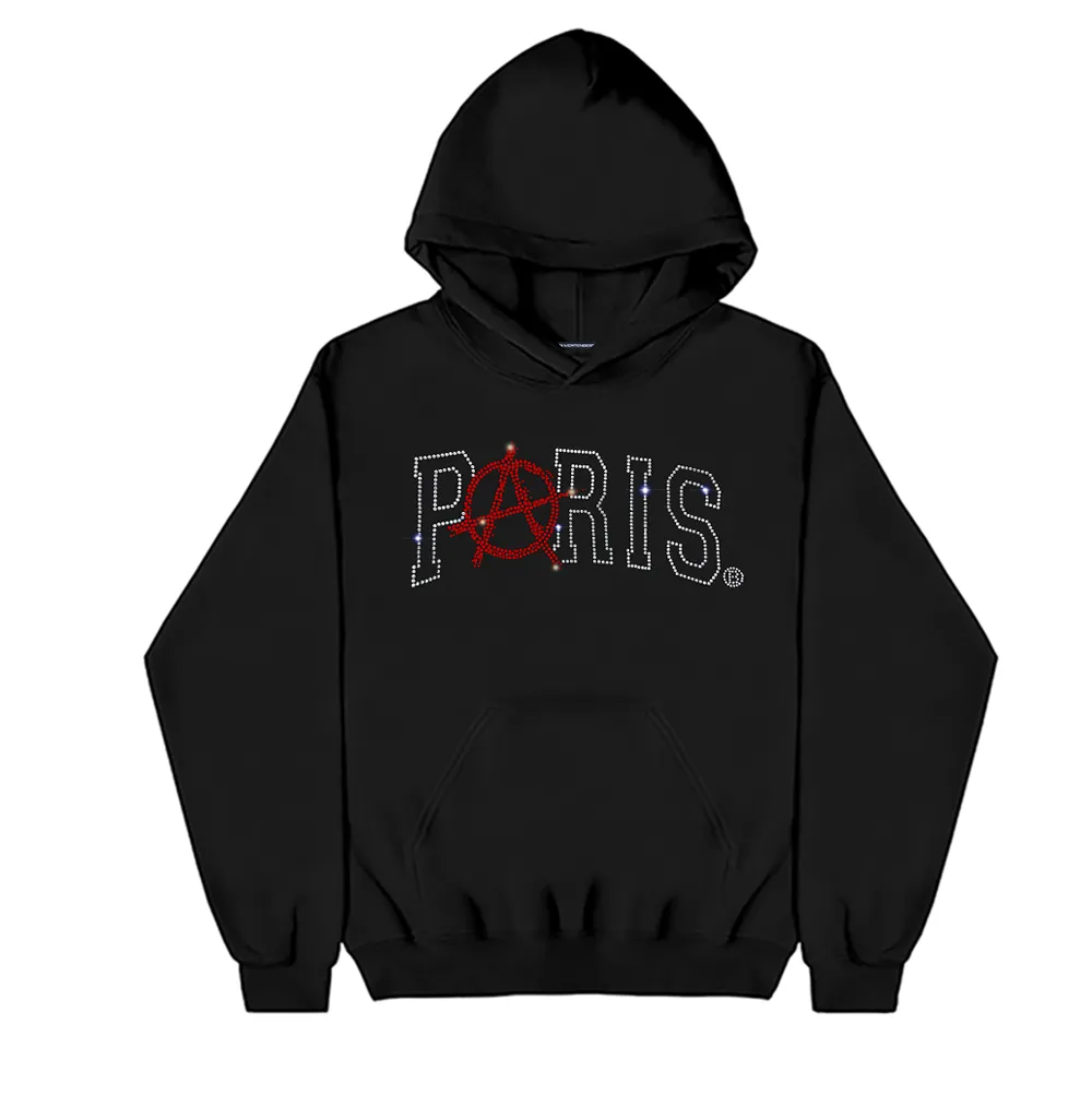 PARIS ANARCHY CRYSTAL HOODIE