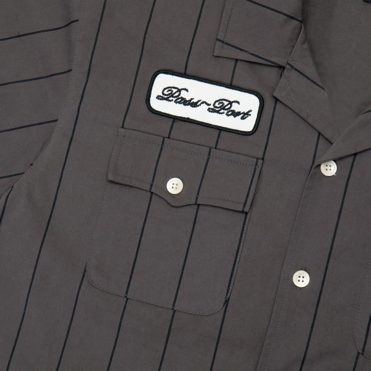Pass~Port - Striped Casual Shirt Tar