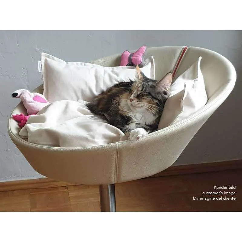 Pet Interiors Cosmo Leather Deluxe Cat Bed