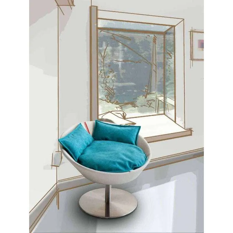Pet Interiors Cosmo Leather Deluxe Cat Bed