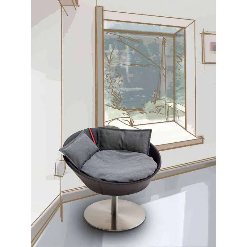 Pet Interiors Cosmo Leather Deluxe Cat Bed