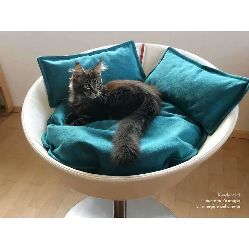 Pet Interiors Cosmo Leather Deluxe Cat Bed