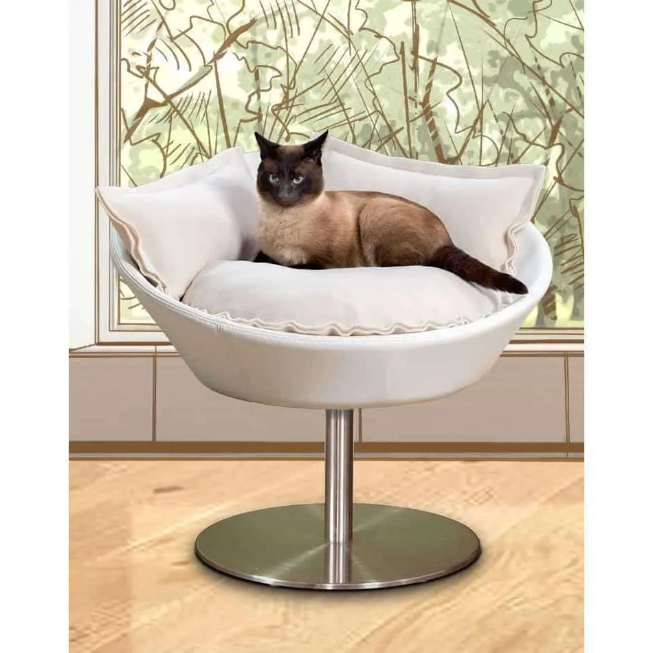 Pet Interiors Cosmo Leather Deluxe Cat Bed