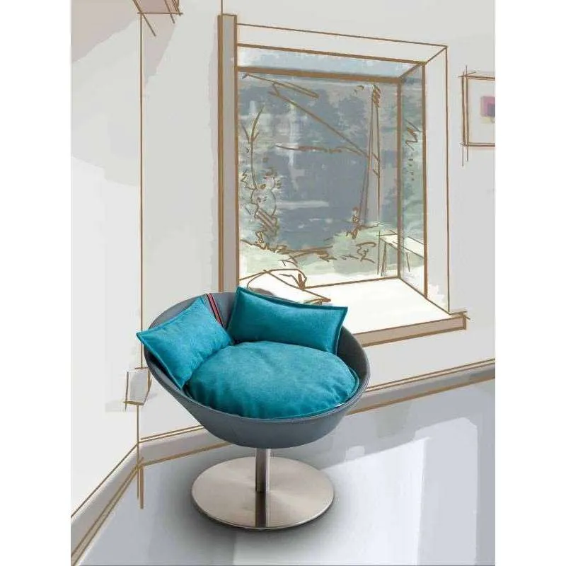Pet Interiors Cosmo Leather Deluxe Cat Bed