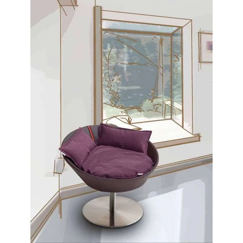 Pet Interiors Cosmo Leather Deluxe Cat Bed