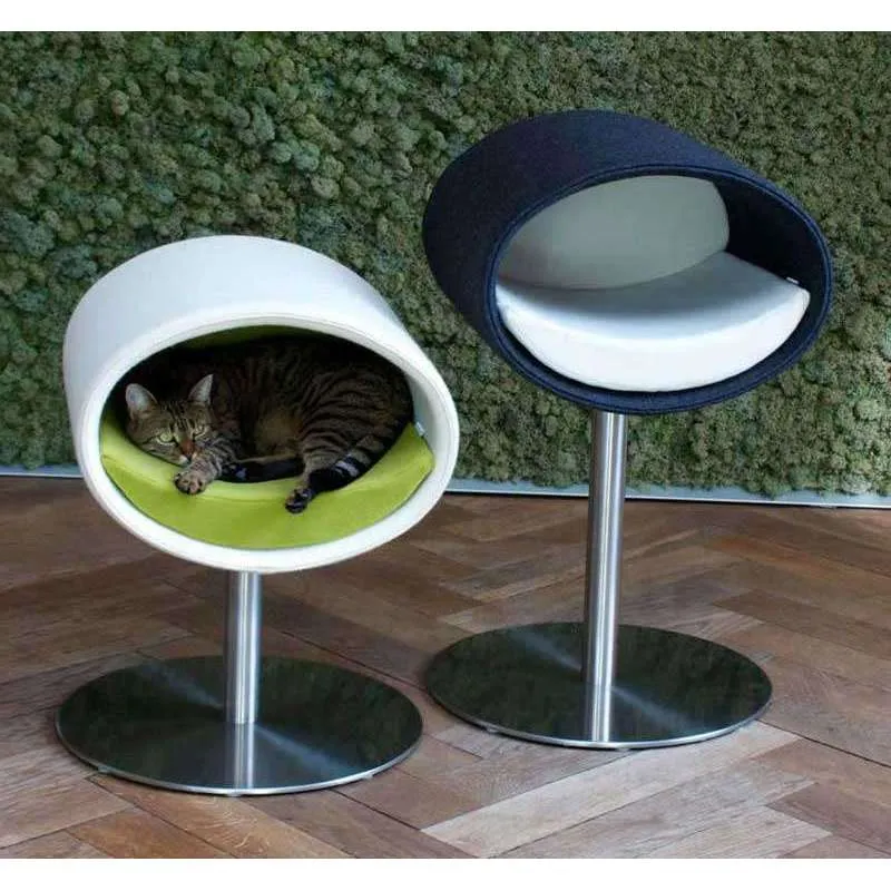 Pet Interiors Rondo Leather Cat Bed Stand
