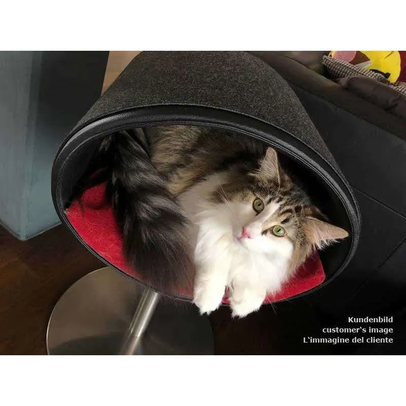 Pet Interiors Rondo Leather Cat Bed Stand