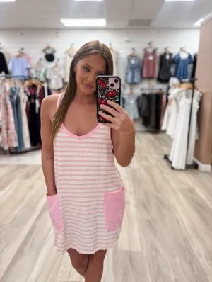 Pink Romper Dress