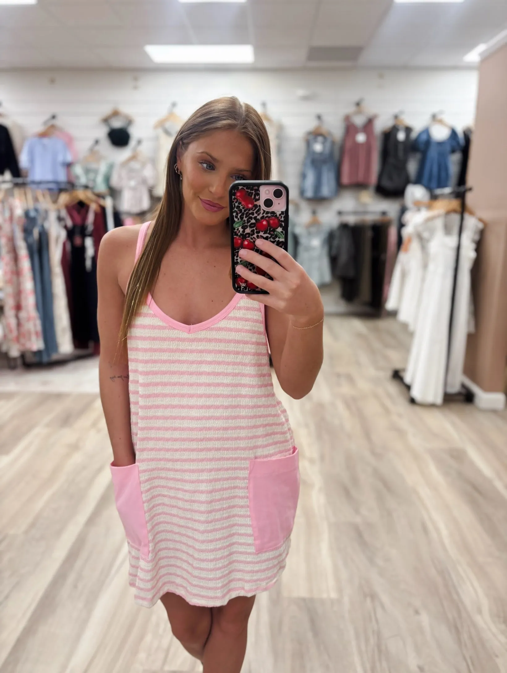 Pink Romper Dress