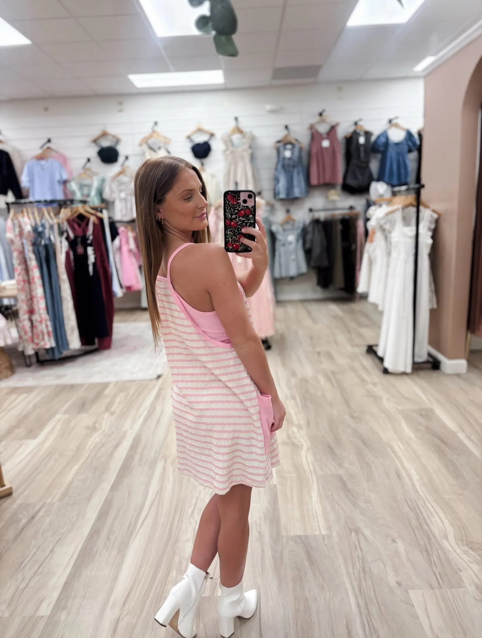 Pink Romper Dress