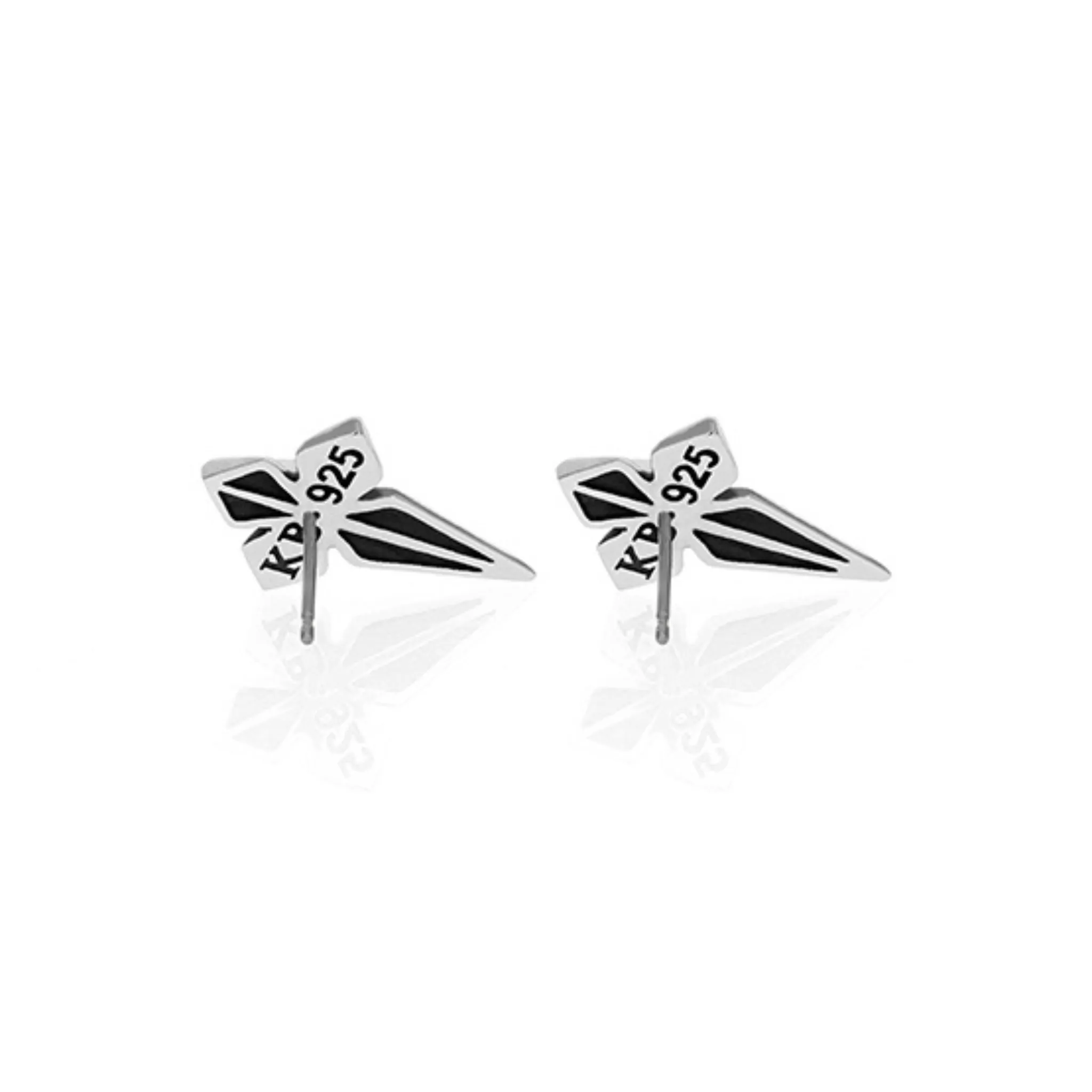 Pointed MB Cross  Earrings