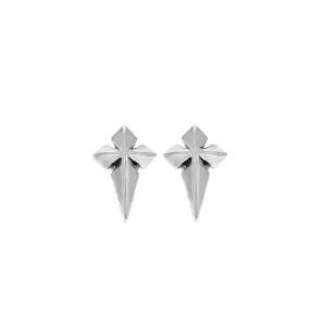 Pointed MB Cross  Earrings