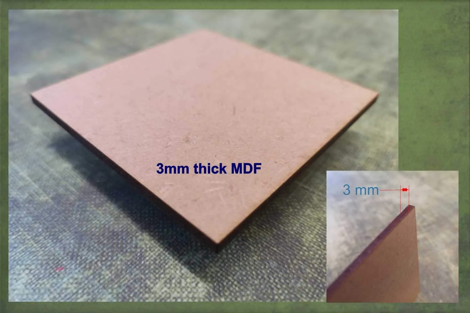 Pointed star - wooden craft cut-out - 3mm MDF
