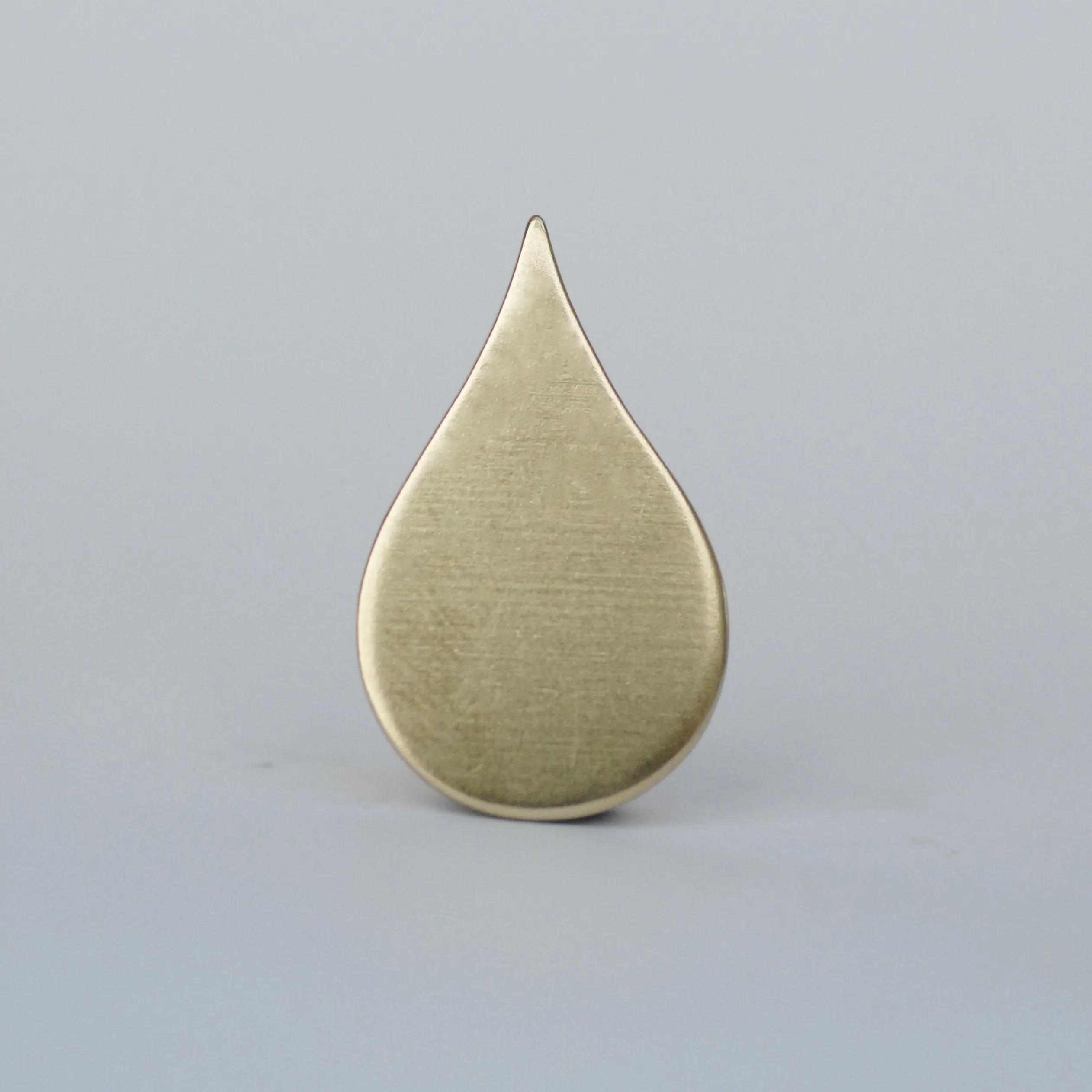 Pointed Teardrop 24mm x 15mm 24G 22g 20g rain drops, copper, brass, bronze, or nickel silver