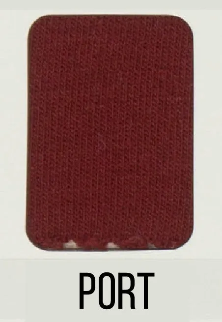 Port - LUXE Solids FRENCH TERRY - 1/2 Metre