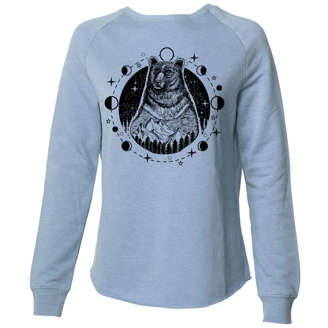 Psychic Moon Forest Grizzly Super Soft Crewneck Sweater