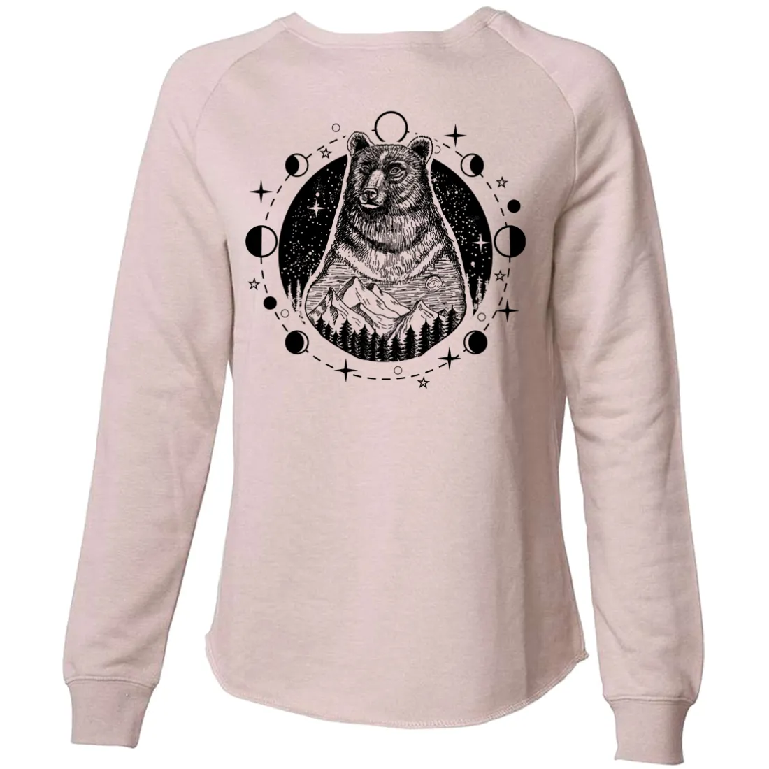 Psychic Moon Forest Grizzly Super Soft Crewneck Sweater
