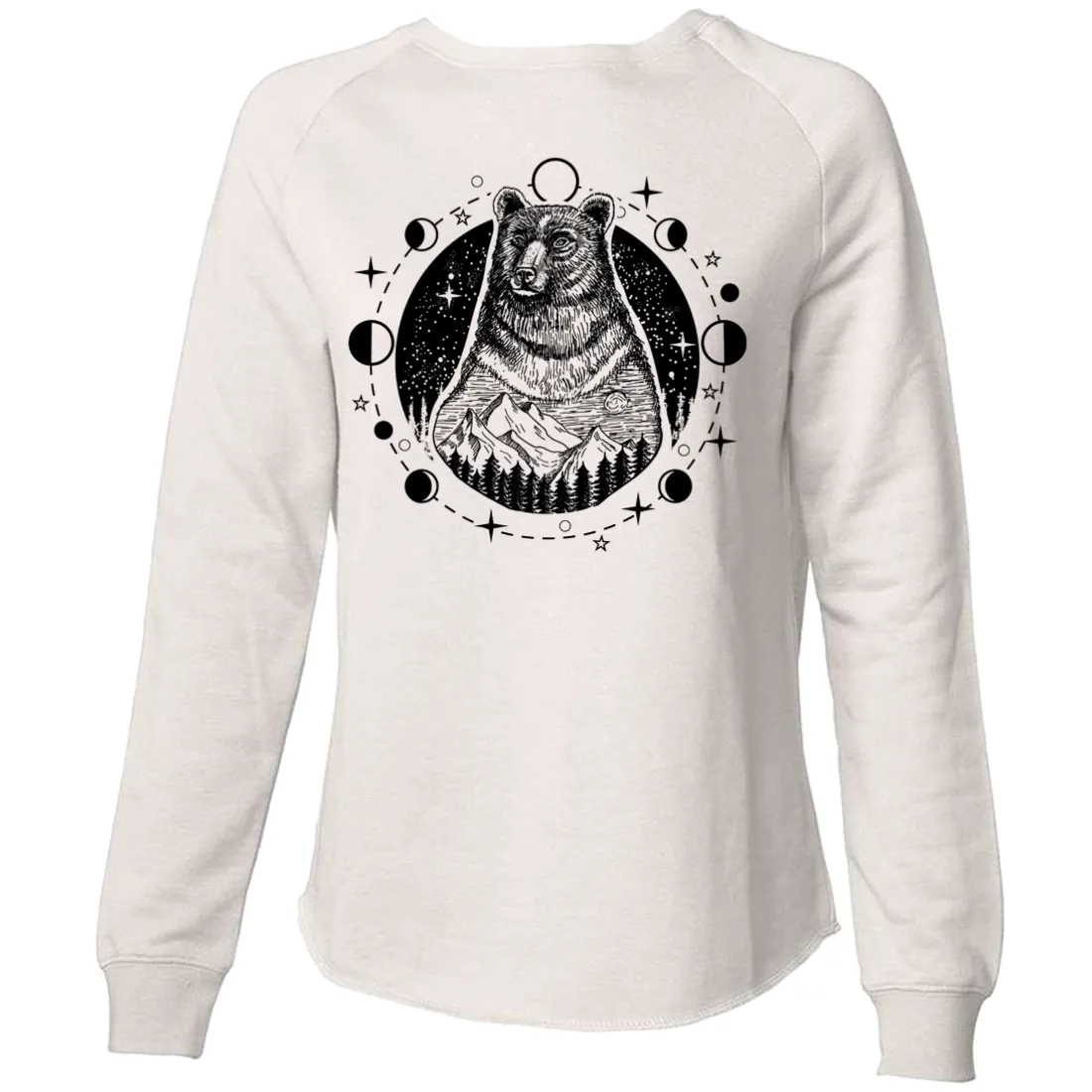 Psychic Moon Forest Grizzly Super Soft Crewneck Sweater