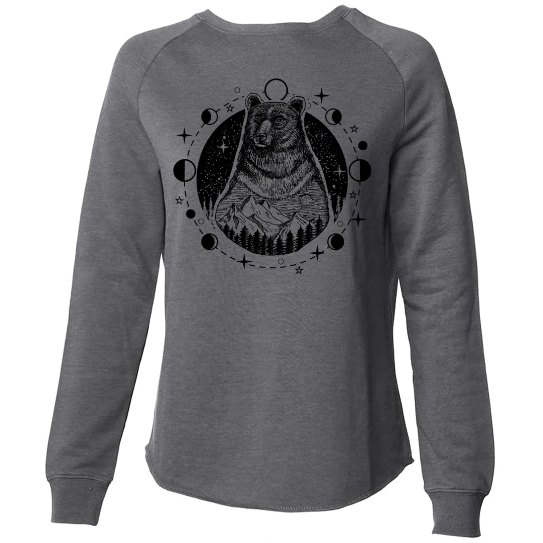 Psychic Moon Forest Grizzly Super Soft Crewneck Sweater