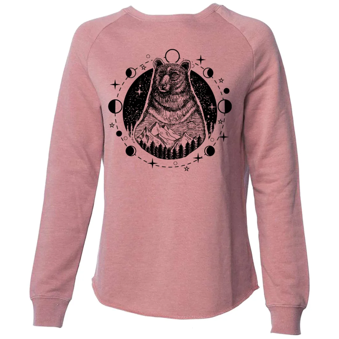 Psychic Moon Forest Grizzly Super Soft Crewneck Sweater