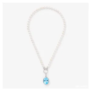 "Ring" & Blue Topaz "JEWL" Pendant