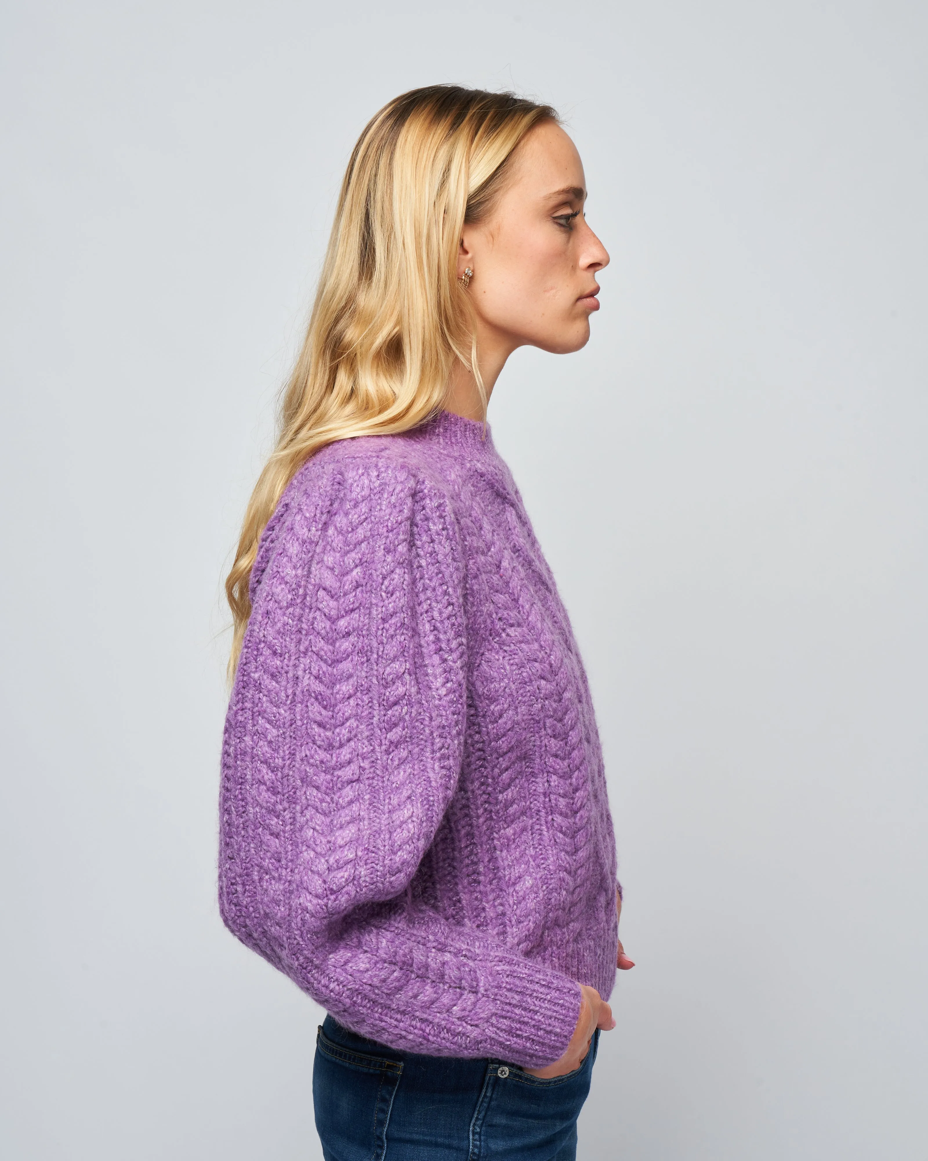raith sweater - violet