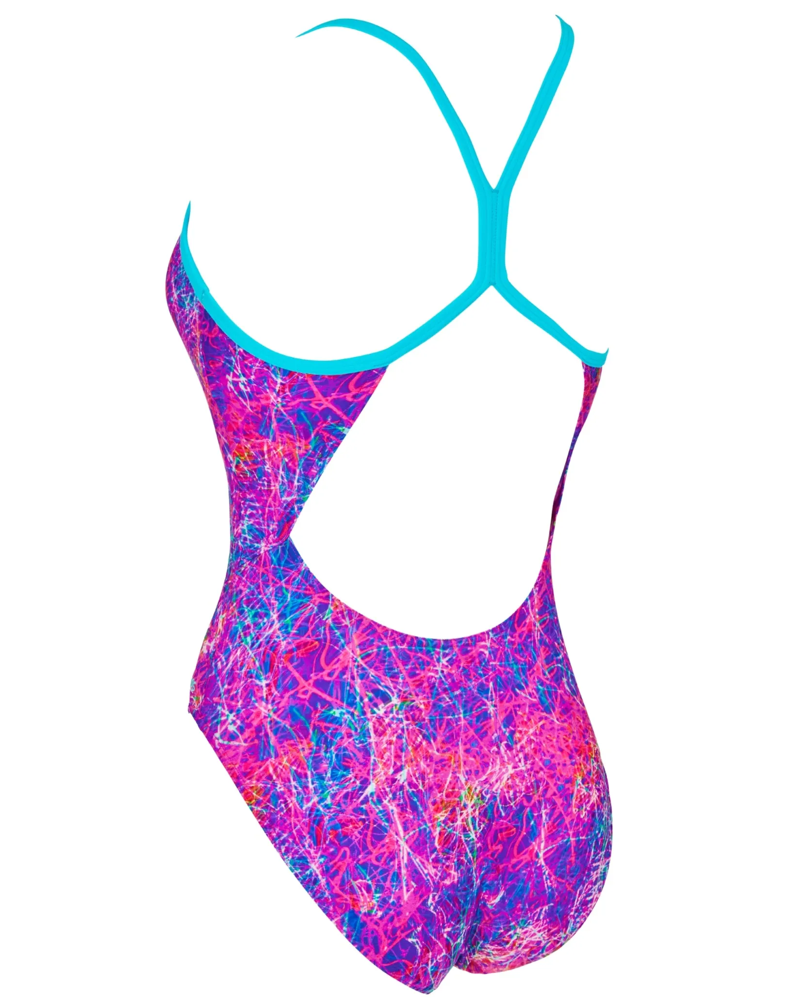 Random Sprintback Swimsuit - Pink/Aqua