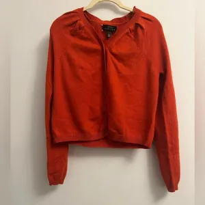 Robert Rodriguez Cashmere Cardigan Sweater- Red- Size M
