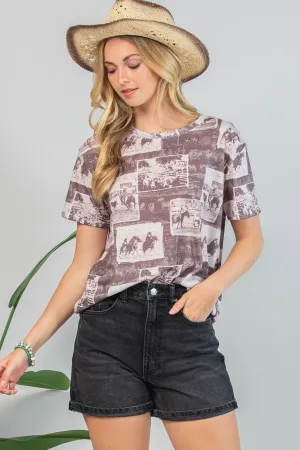 Rope and Ride-Printed Tee