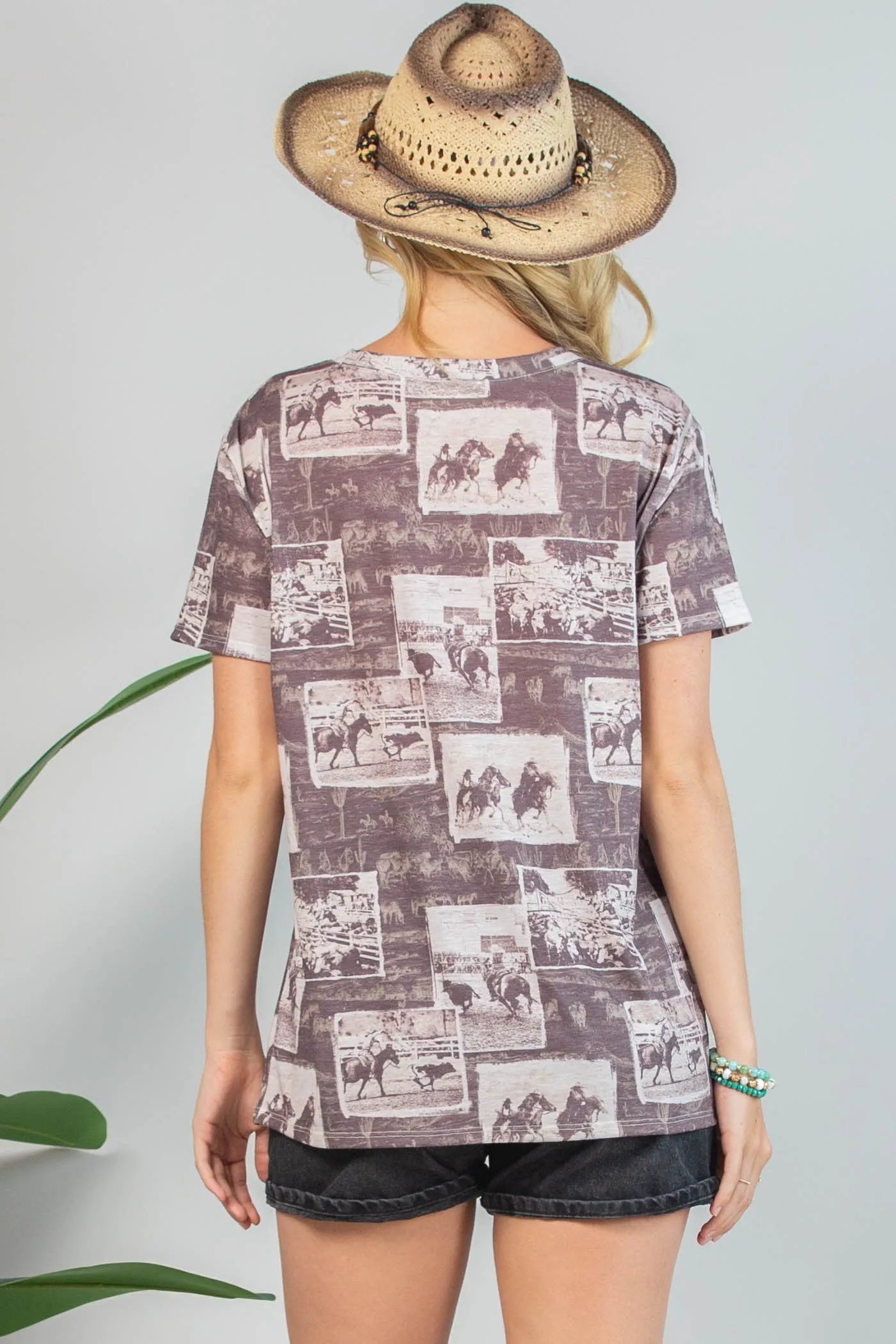 Rope and Ride-Printed Tee