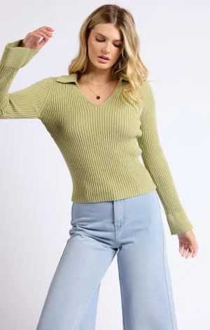 Sage The Label Times Like These Bell Sleeve Sweater
